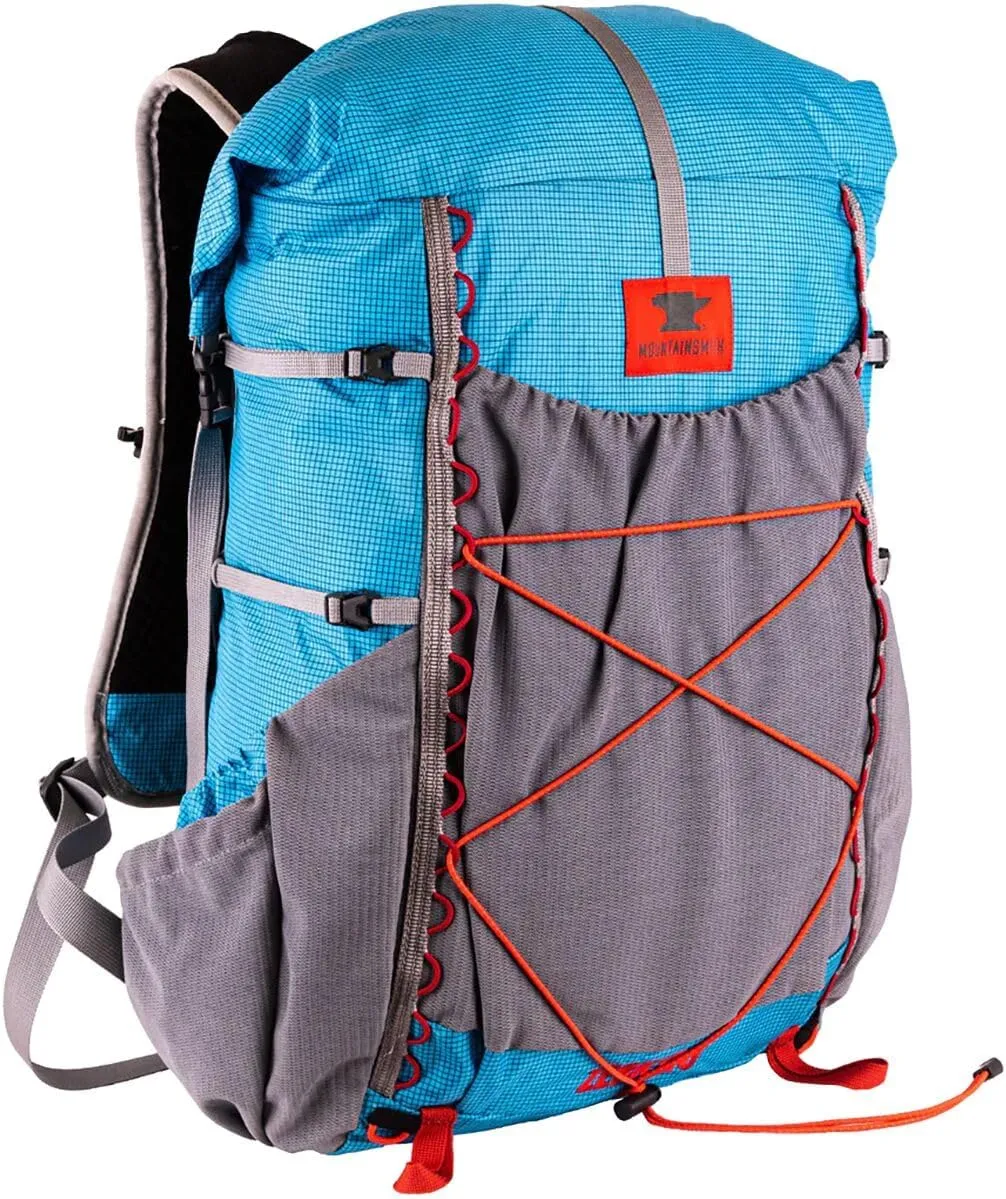 Mountainsmith Zerk Ultralight Hiking Backpack, 40 Liter, Cyan Blue