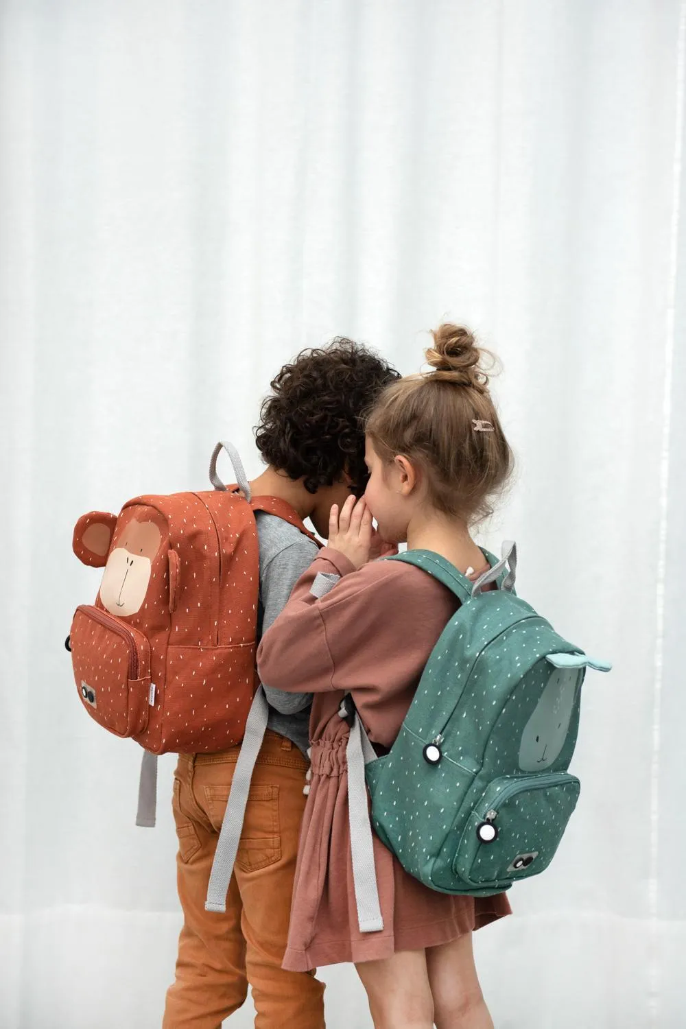 Mr. Monkey Backpack by Trixie - Brown - Waterproof - Ages 2  - 23 x 31 x 10 cm