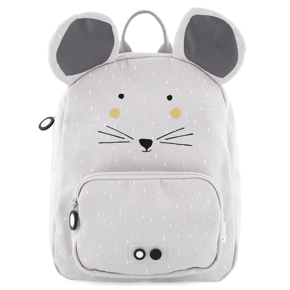 Mrs. Mouse Backpack by Trixie - Waterproof, Padded Straps - 23 x 31 x 10 cm - Ages 2 