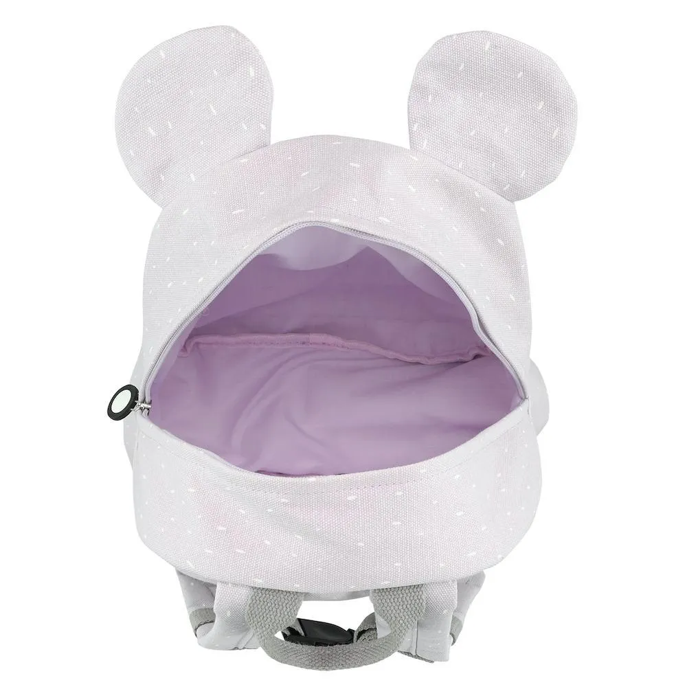 Mrs. Mouse Backpack by Trixie - Waterproof, Padded Straps - 23 x 31 x 10 cm - Ages 2 