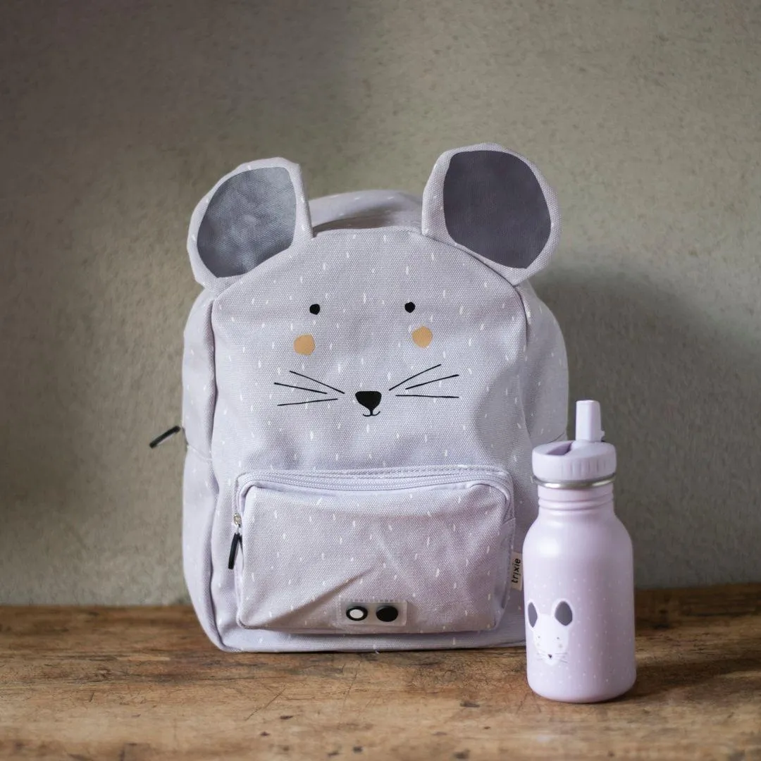 Mrs. Mouse Backpack by Trixie - Waterproof, Padded Straps - 23 x 31 x 10 cm - Ages 2 