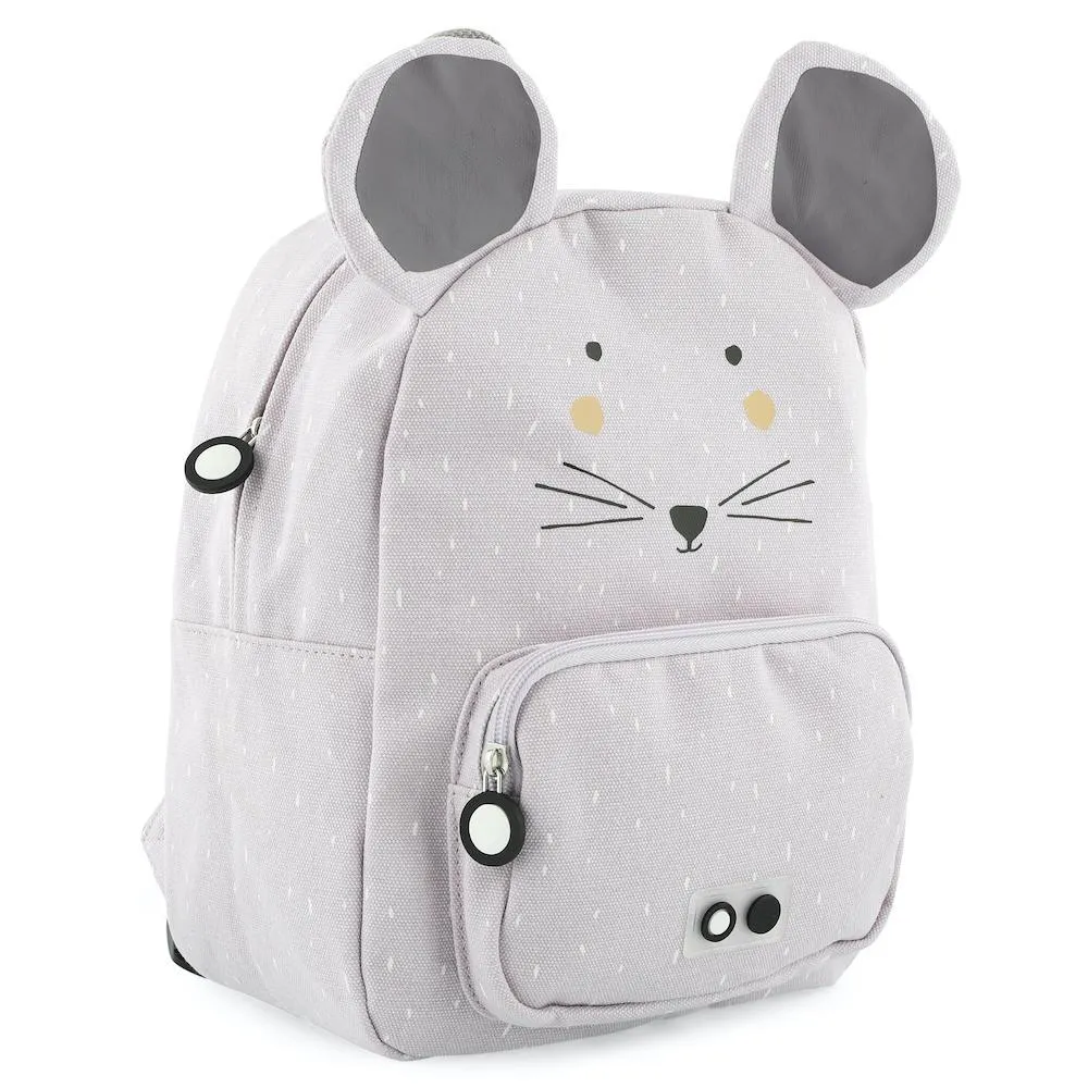 Mrs. Mouse Backpack by Trixie - Waterproof, Padded Straps - 23 x 31 x 10 cm - Ages 2 