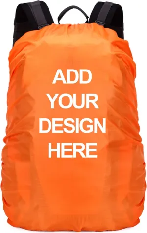Muka Personalized Design Backpack Rain Cover Ultralight Pack Covers for Outdoor Activities (with Storage Bag)