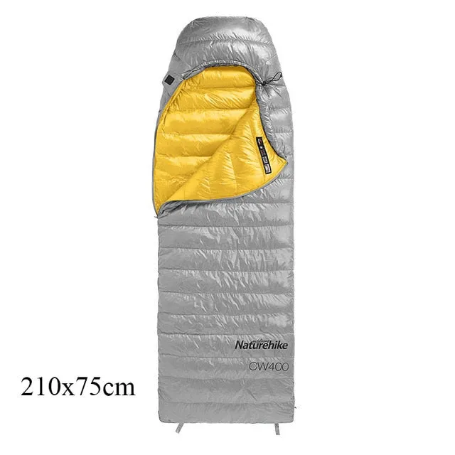 Naturehike CW400 Envelope Type White Goose Down sleeping Bag