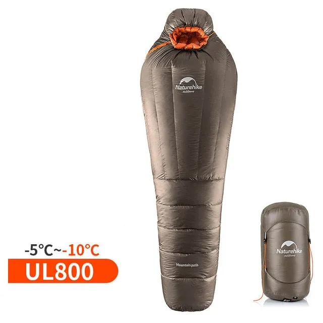 Naturehike Mummy Sleeping Bag Ultralight Camping Adult Warm Winter -20~-10 Degree