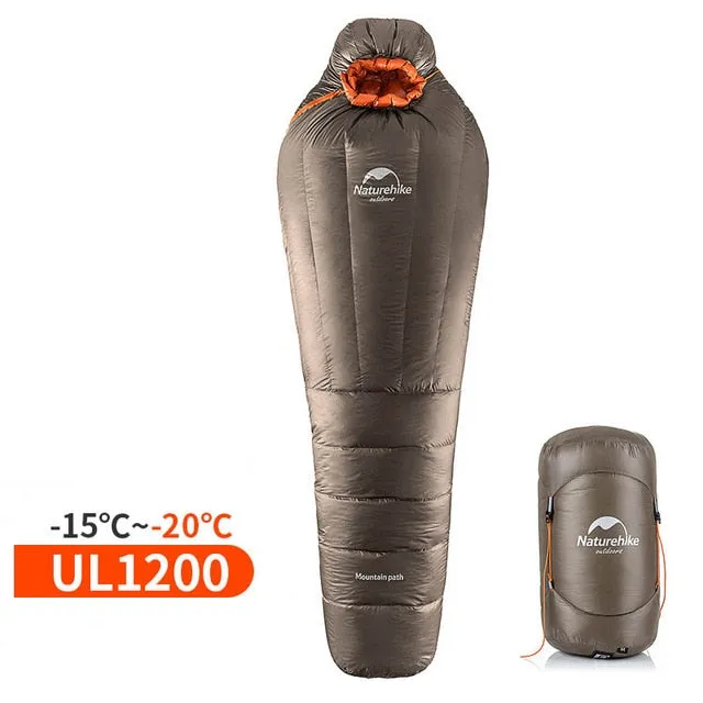 Naturehike Mummy Sleeping Bag Ultralight Camping Adult Warm Winter -20~-10 Degree