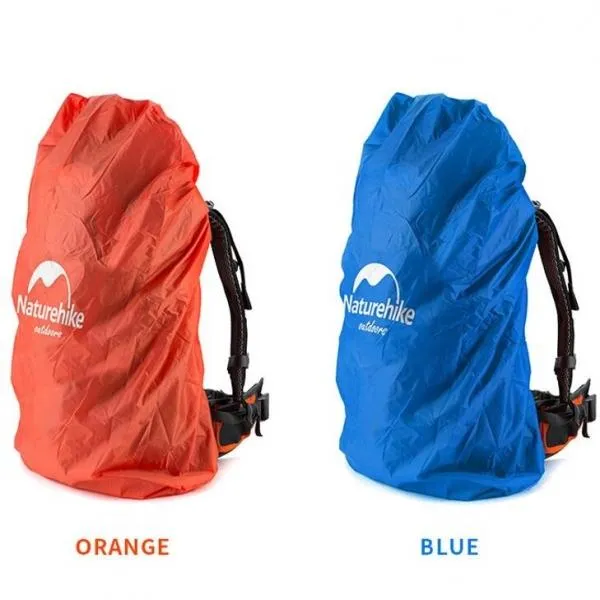 Naturehike Waterproof Backpack Cover Rainproof Mud Dust Protective Cover Pouch Camping Hiking Travel L Blue
