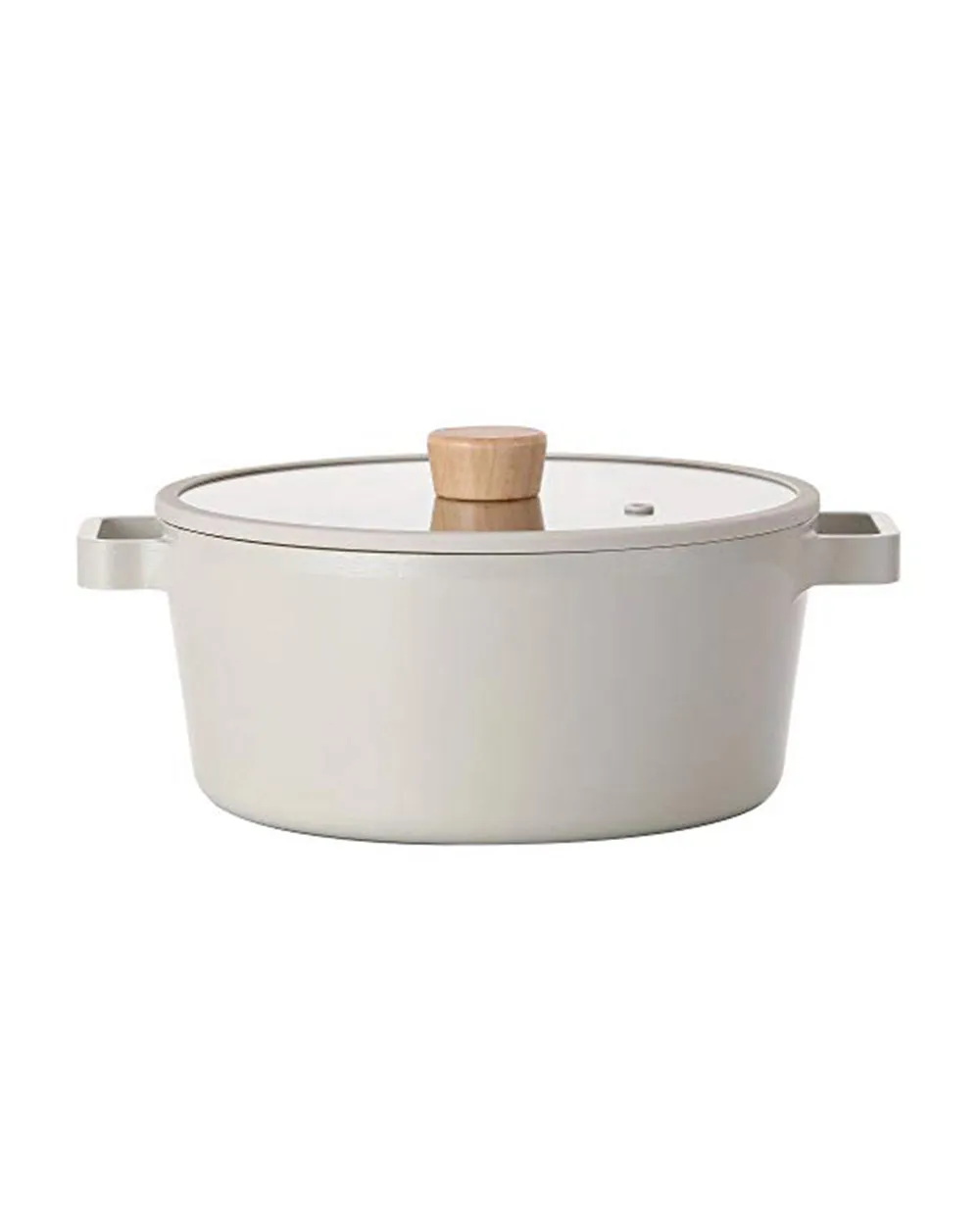 Neoflam White 26cm Fika off Sand Powerful Polished Pot Cooking