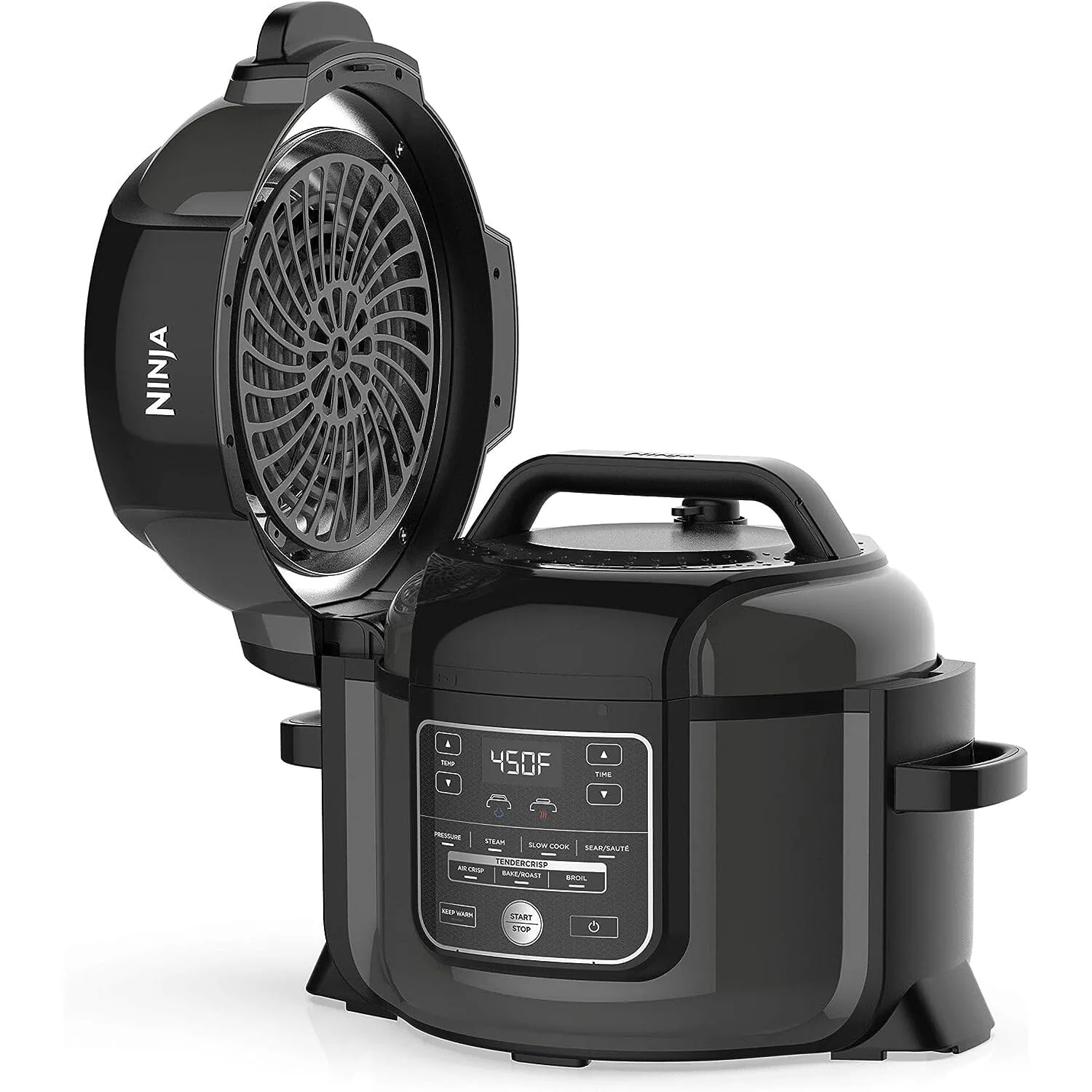 Ninja Pressure Cookers & Canners, 6.5 qt, Black (Refurbished)