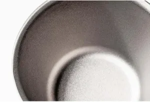 Outdoor double-layer pure titanium small wine cup camping portable tea cup(1PC)