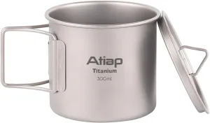 Outdoor Titanium Cup Mug Pots Portable Cup Mug Camping Picnic Water Cup Tableware Coffee Tea Pot