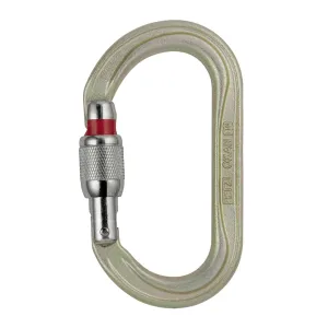 Oxan Oval Steel Screw Lock Carabiner