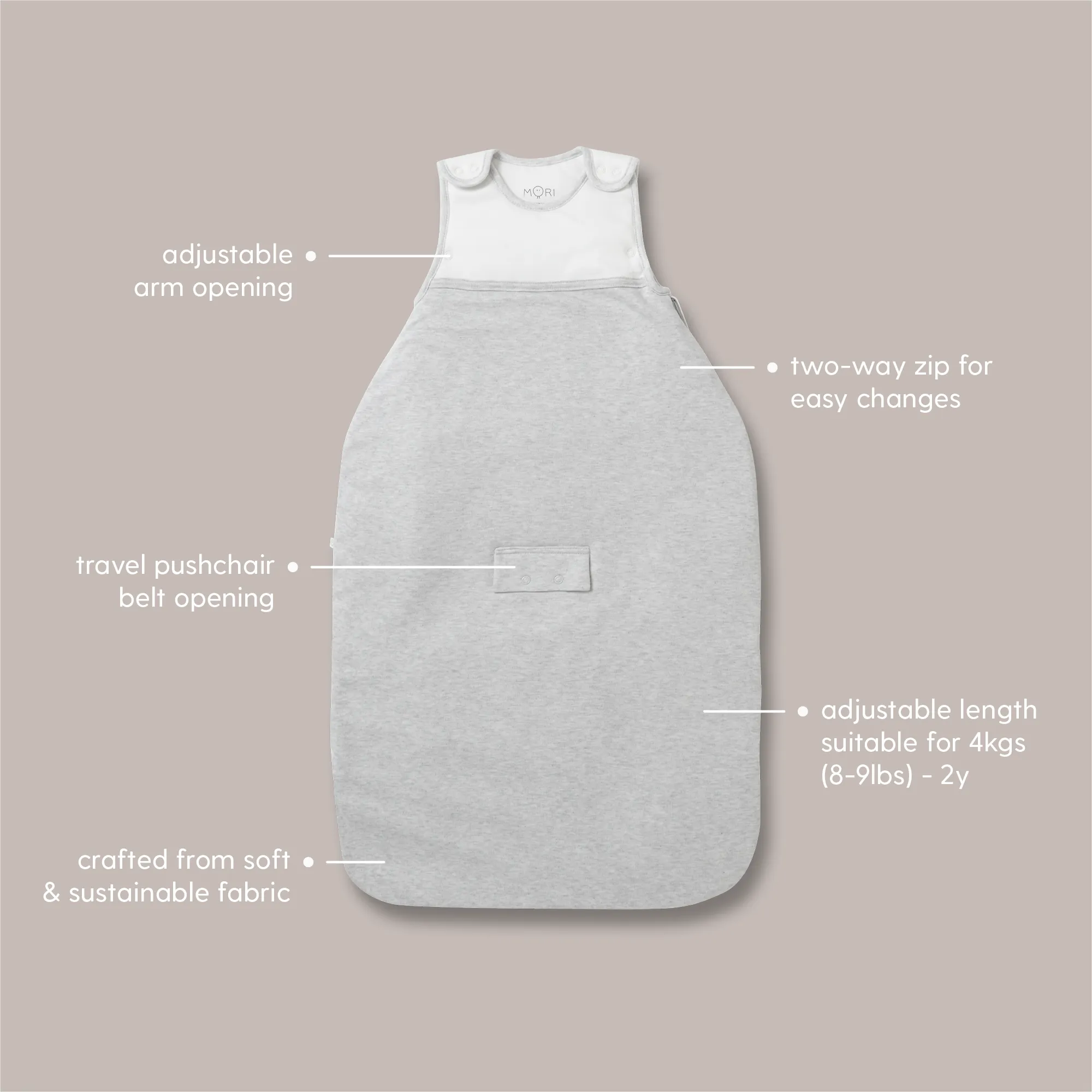 Panda Clever Year Round Sleeping Bag 1.5 TOG