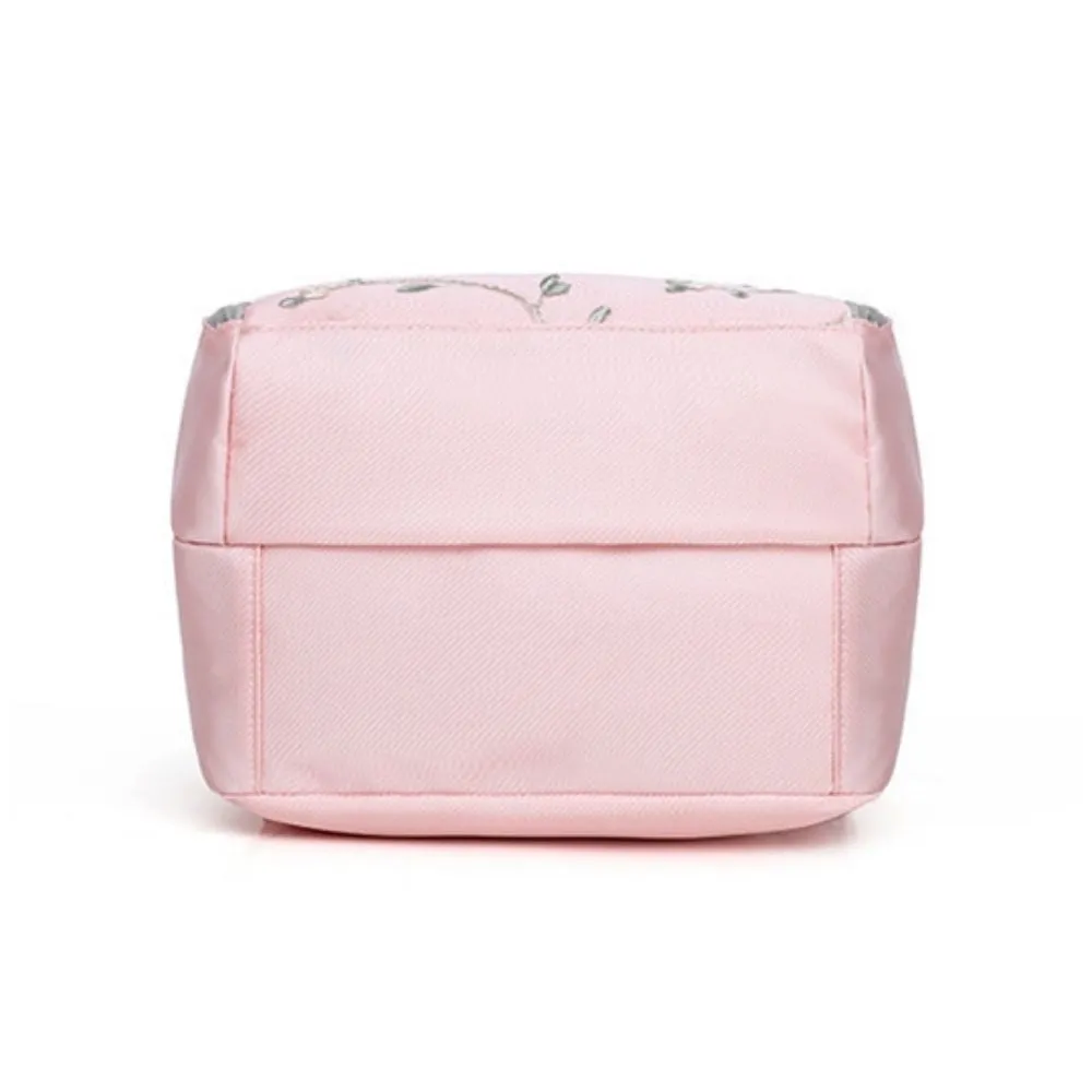 Petals & Pockets Pink Floral Backpack
