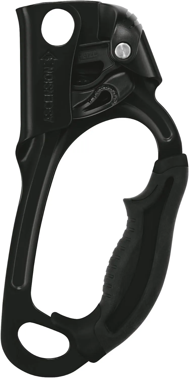 PETZL Ascension Ascender - Ergonomic Handled Rope Ascender for Climbing and Rigging