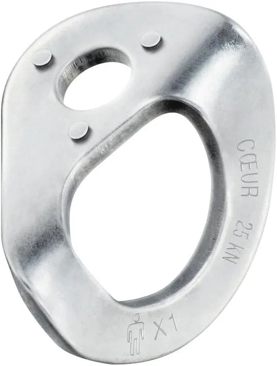 PETZL - Coeur Stainless, Stainless Steel Hanger, 20 Pack, 10 mm
