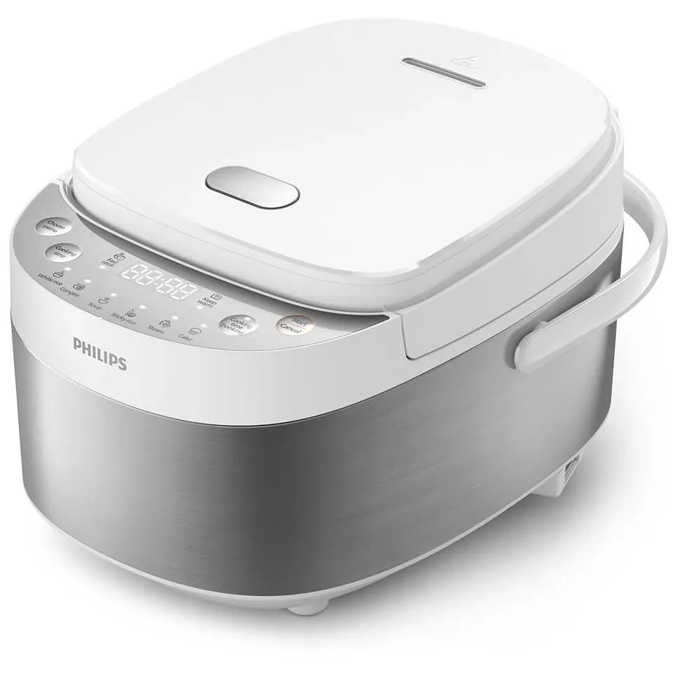 Philips HD3170 Rice Cooker 0.85L // 8 Pre-Set Menu, Non Stick Inner Pot, Removable Lid