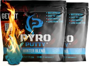 Phone Skope Pyro Putty: Waterproof Survival Fire Starter for Emergency Preparedness, Fire Starters for Campfires - Survival Gear and Supplies