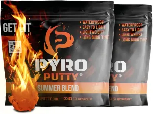 Phone Skope Pyro Putty: Waterproof Survival Fire Starter for Emergency Preparedness, Fire Starters for Campfires - Survival Gear and Supplies