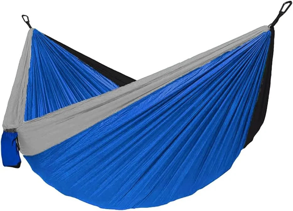 Portable Hammock,Hammock Double & Single Lightweight Nylon Parachute for Patio Backyard for Backpacking Beach Swing