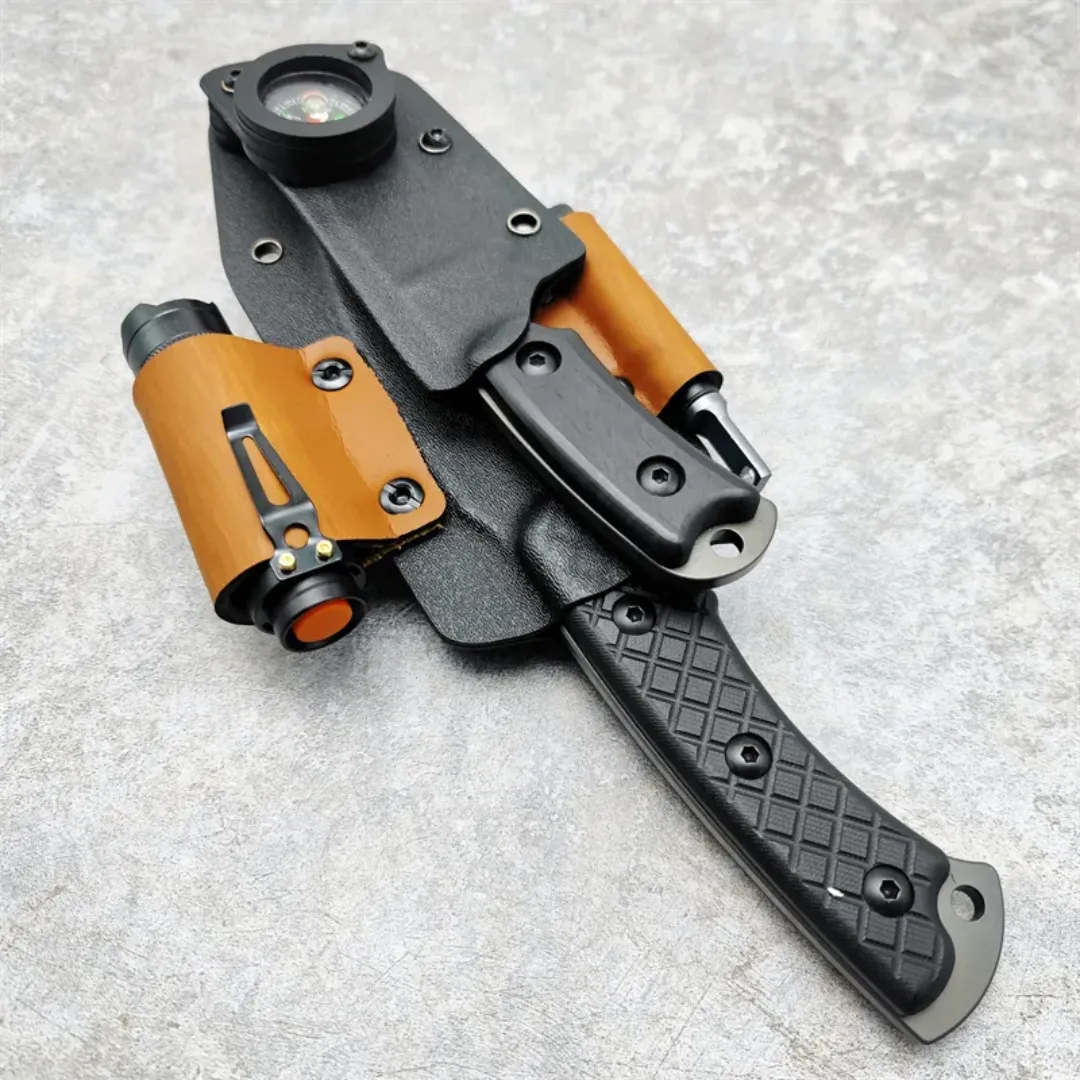 PrepPro® Dual Survival Knife System – 5-in-1 Tactical Kit Blades. Light. Fire. Direction. All in One.