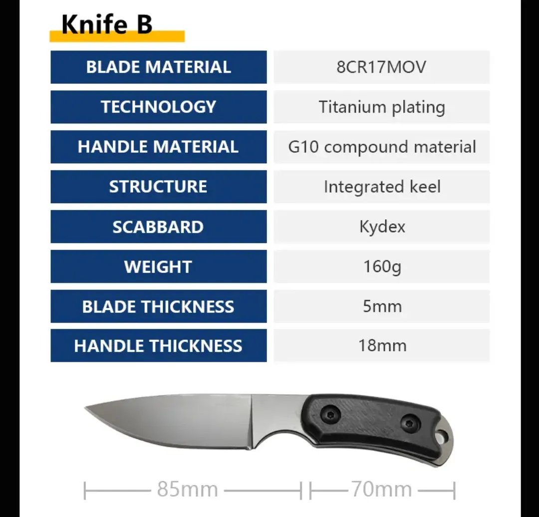 PrepPro® Dual Survival Knife System – 5-in-1 Tactical Kit Blades. Light. Fire. Direction. All in One.