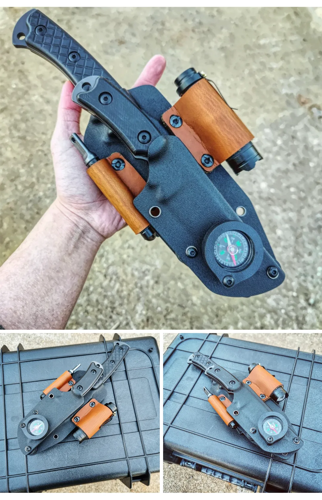 PrepPro® Dual Survival Knife System – 5-in-1 Tactical Kit Blades. Light. Fire. Direction. All in One.