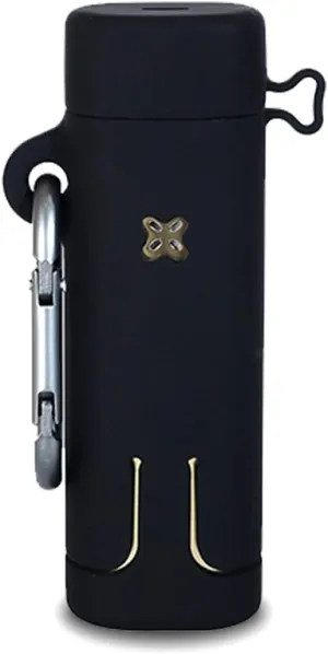 Protective Case for Pax 3, Premium Silicone Rubber Skin Sleeve Accessories Compatible with Pax 3 & 2 with Metal Carabiner Easy to Carry (Black)