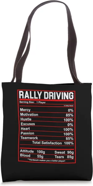 Rally Driving Tote Bag