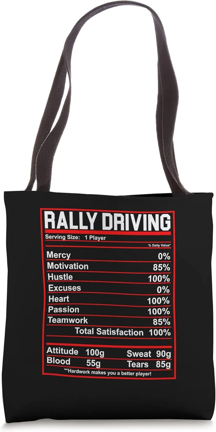 Rally Driving Tote Bag