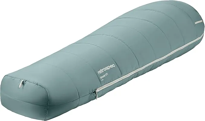 Retrospec Dream 5°, 15° 30° Sleeping Bag - Mummy Sleeping Bag for Camping, Insulated Cold Weather Sleeping Bag Lightweight Stuff Sack, Water-Resistant and Adjustable Draw Cords Adult Sleeping Bag