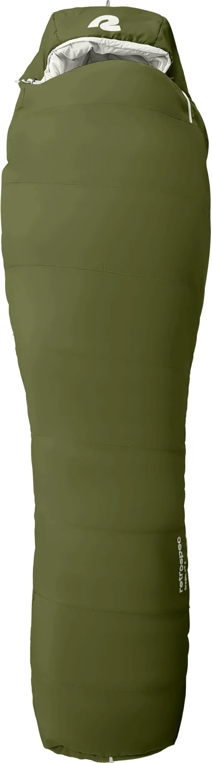 Retrospec Dream 5°, 15° 30° Sleeping Bag - Mummy Sleeping Bag for Camping, Insulated Cold Weather Sleeping Bag Lightweight Stuff Sack, Water-Resistant and Adjustable Draw Cords Adult Sleeping Bag