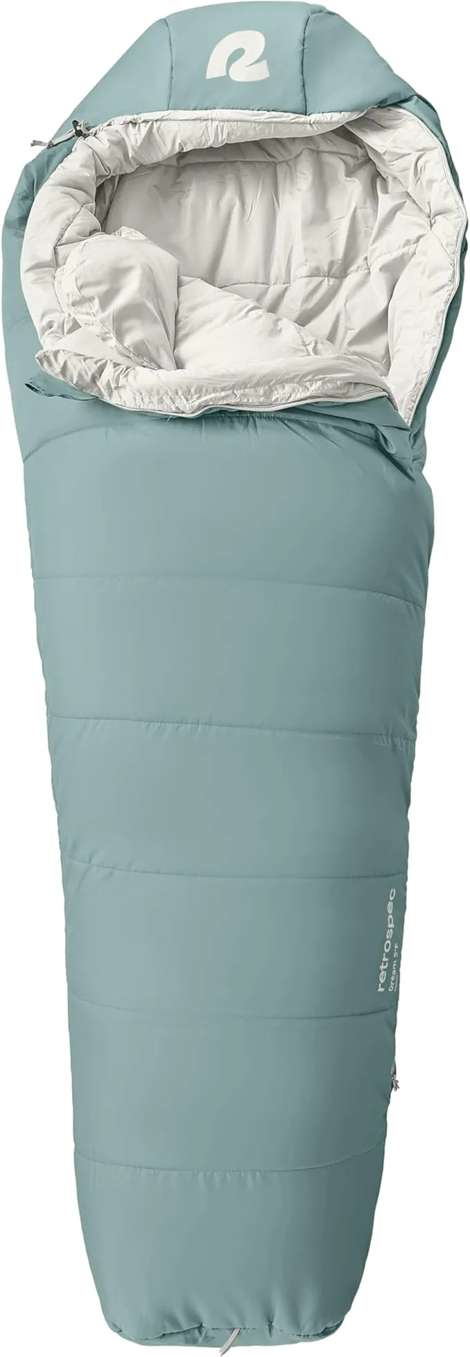 Retrospec Dream 5°, 15° 30° Sleeping Bag - Mummy Sleeping Bag for Camping, Insulated Cold Weather Sleeping Bag Lightweight Stuff Sack, Water-Resistant and Adjustable Draw Cords Adult Sleeping Bag
