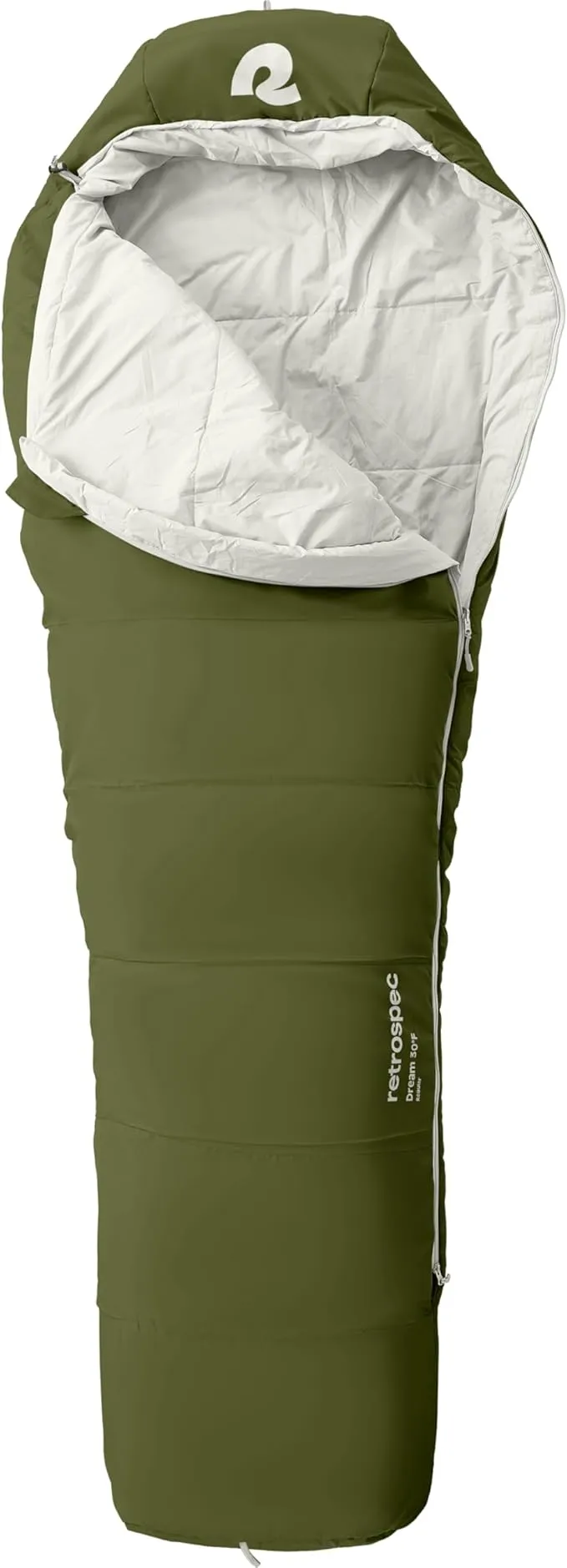 Retrospec Dream 5°, 15° 30° Sleeping Bag - Mummy Sleeping Bag for Camping, Insulated Cold Weather Sleeping Bag Lightweight Stuff Sack, Water-Resistant and Adjustable Draw Cords Adult Sleeping Bag