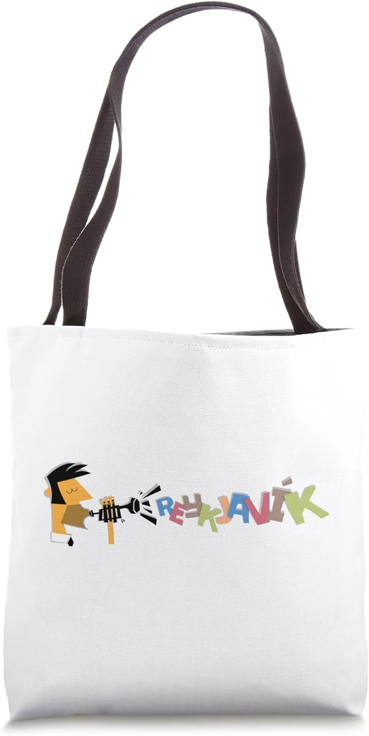 Reykjavík Retro Jazz Tote Bag