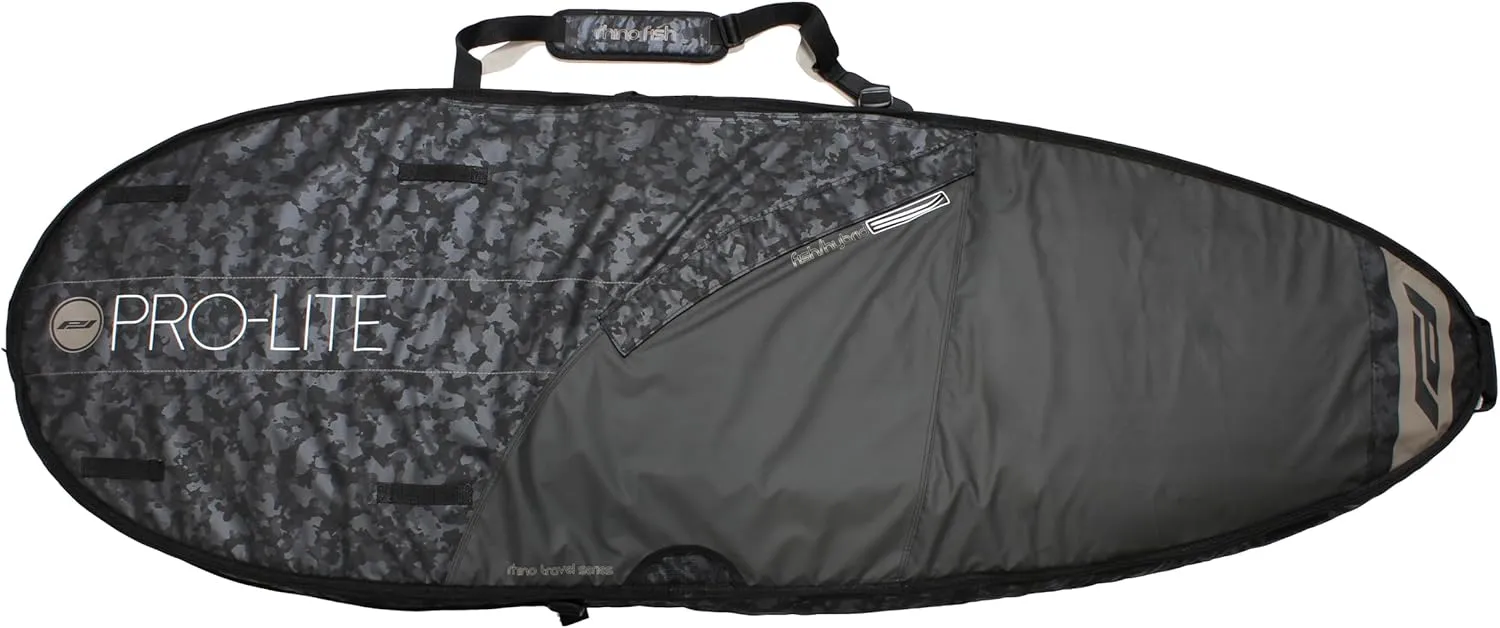 Rhino Surfboard Travel Bag Single/Double-Fish/Hybrid/Mid Length (1-2 Boards)