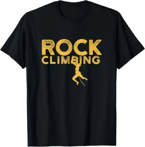 Rock Climbing Mountain Forest Nature Outdoor Climber Boulder T-Shirt
