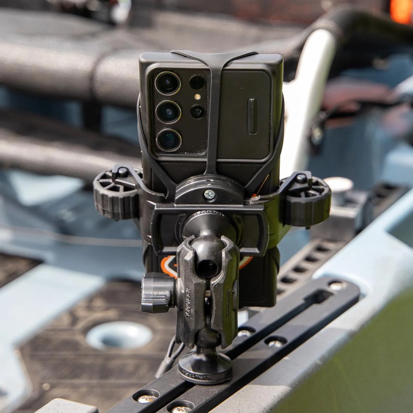 RotoGrip Phone Holder with 1" Screwball Track Mount