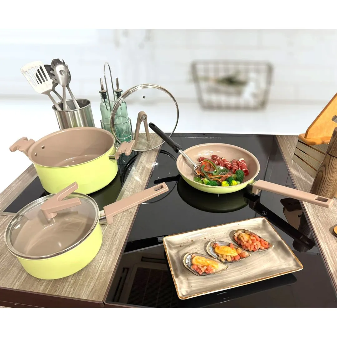 Safico Pro Aluminium Nonstick Ceramic Induction Usable Frypan