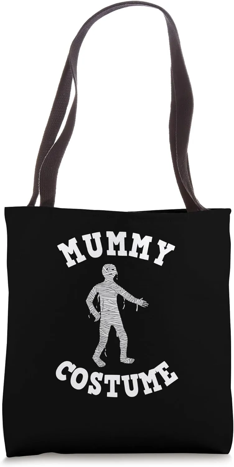 Scary Mummy Fancy Dress Easy Halloween Outfit Tote Bag