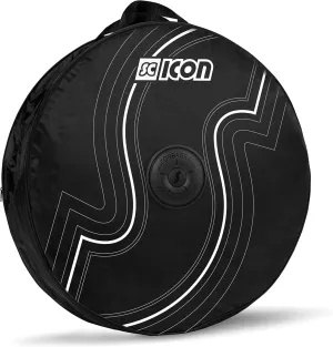 SCICON Double Wheel Bag, Padded Black, 73x82x10cm/26-Inch