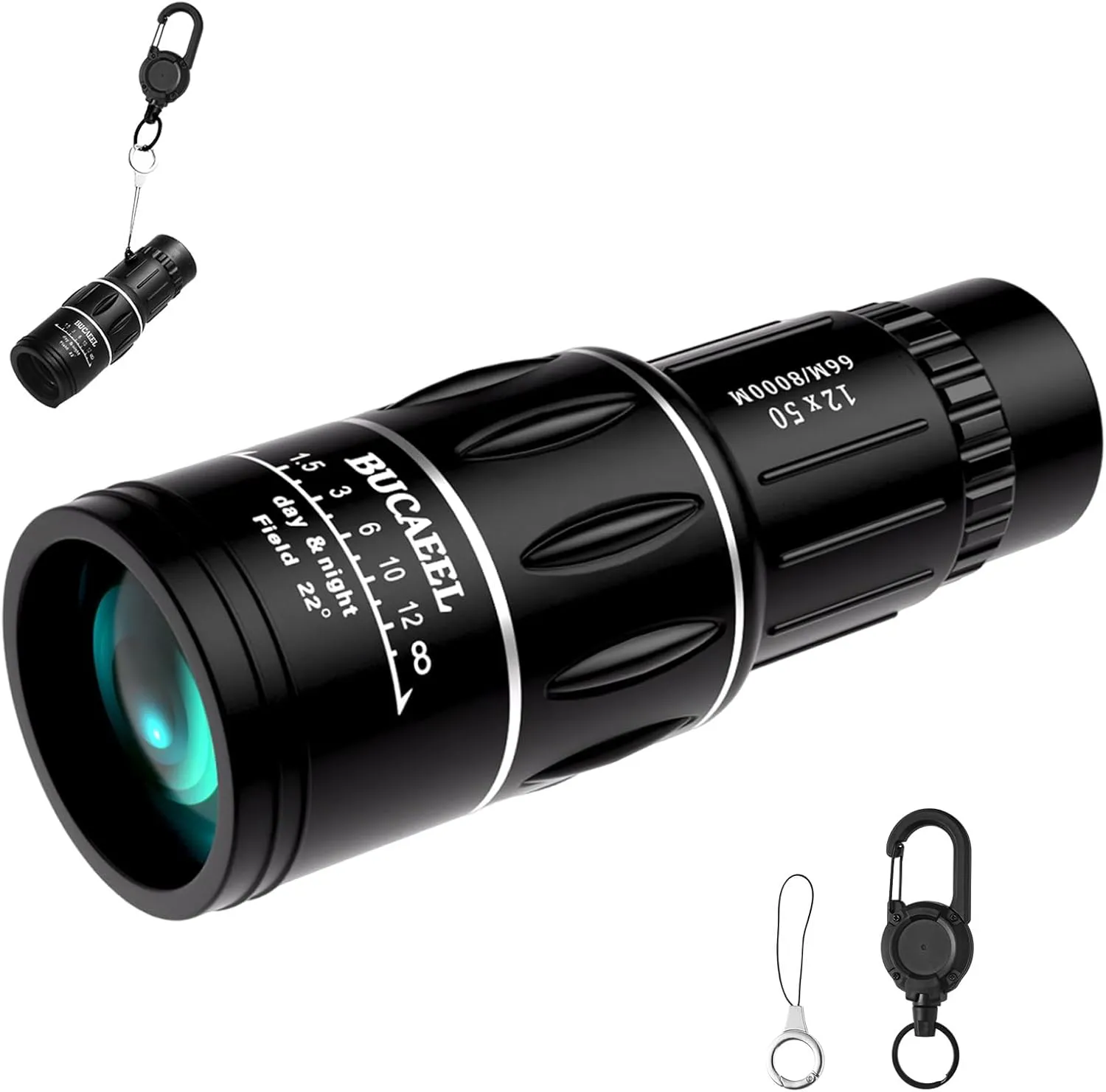 Scope Compact monocular Handheld monoscope 12X50 High Powered monoculars for Adults Outdoor Activity, Bird Watching, Hiking, Concert, Travelling