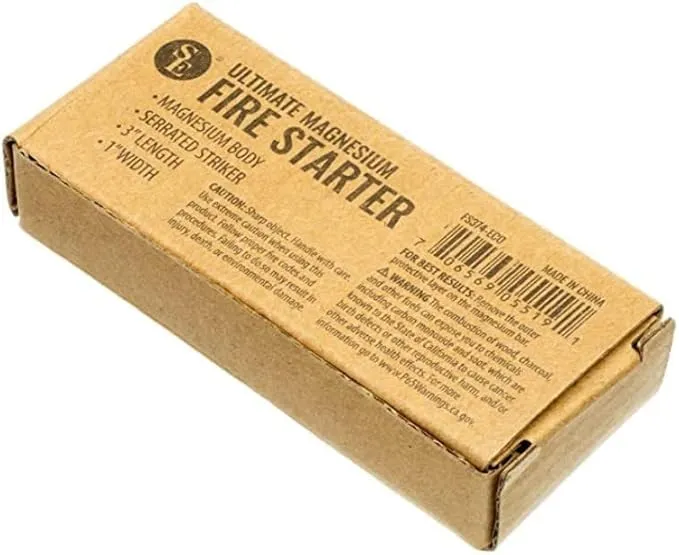 SE 2-in-1 All-Weather Magnesium Firestarter Kit - FS374, 2 Pack