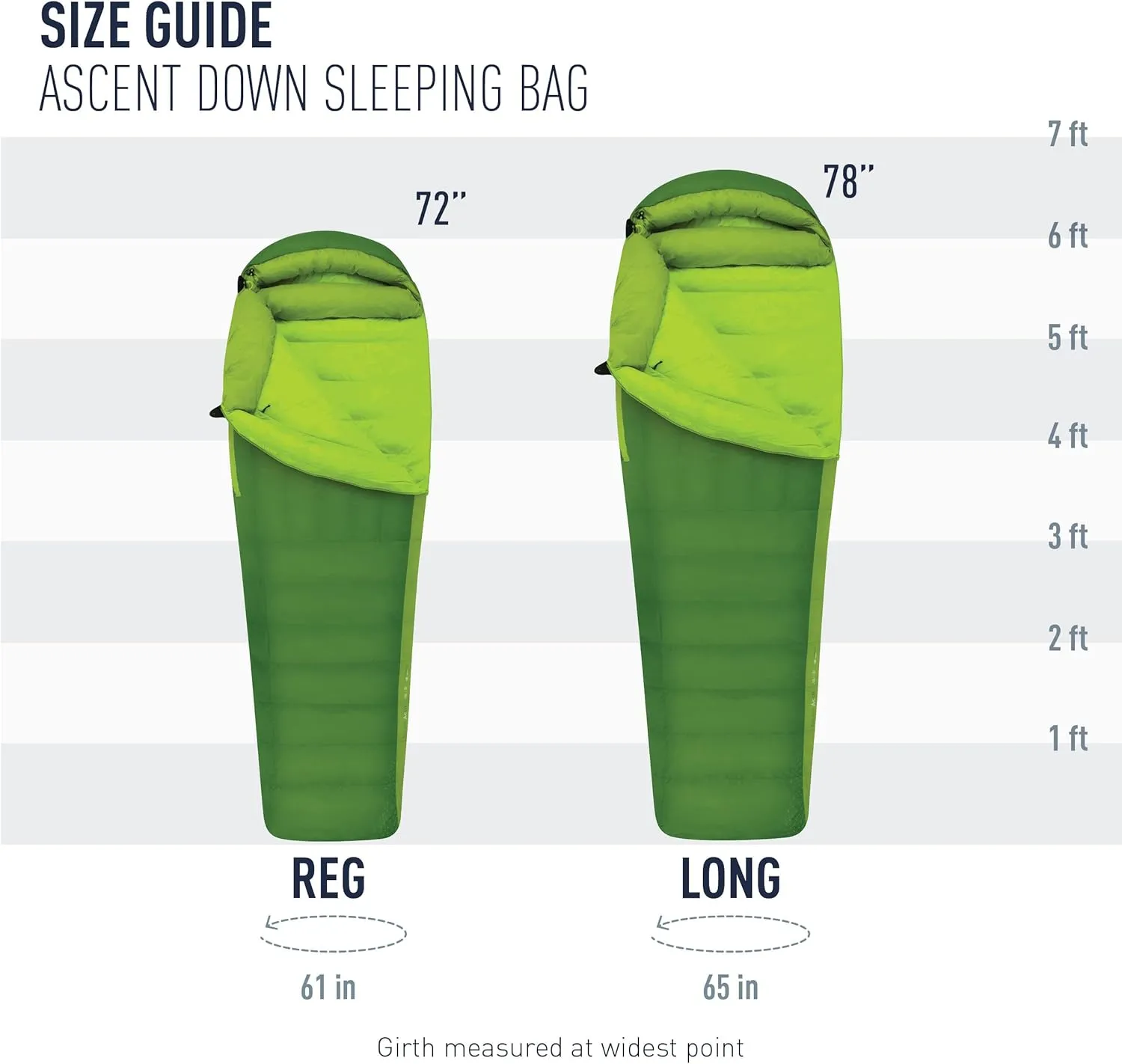 Sea to Summit Ascent 25-Degree Down Sleeping Bag