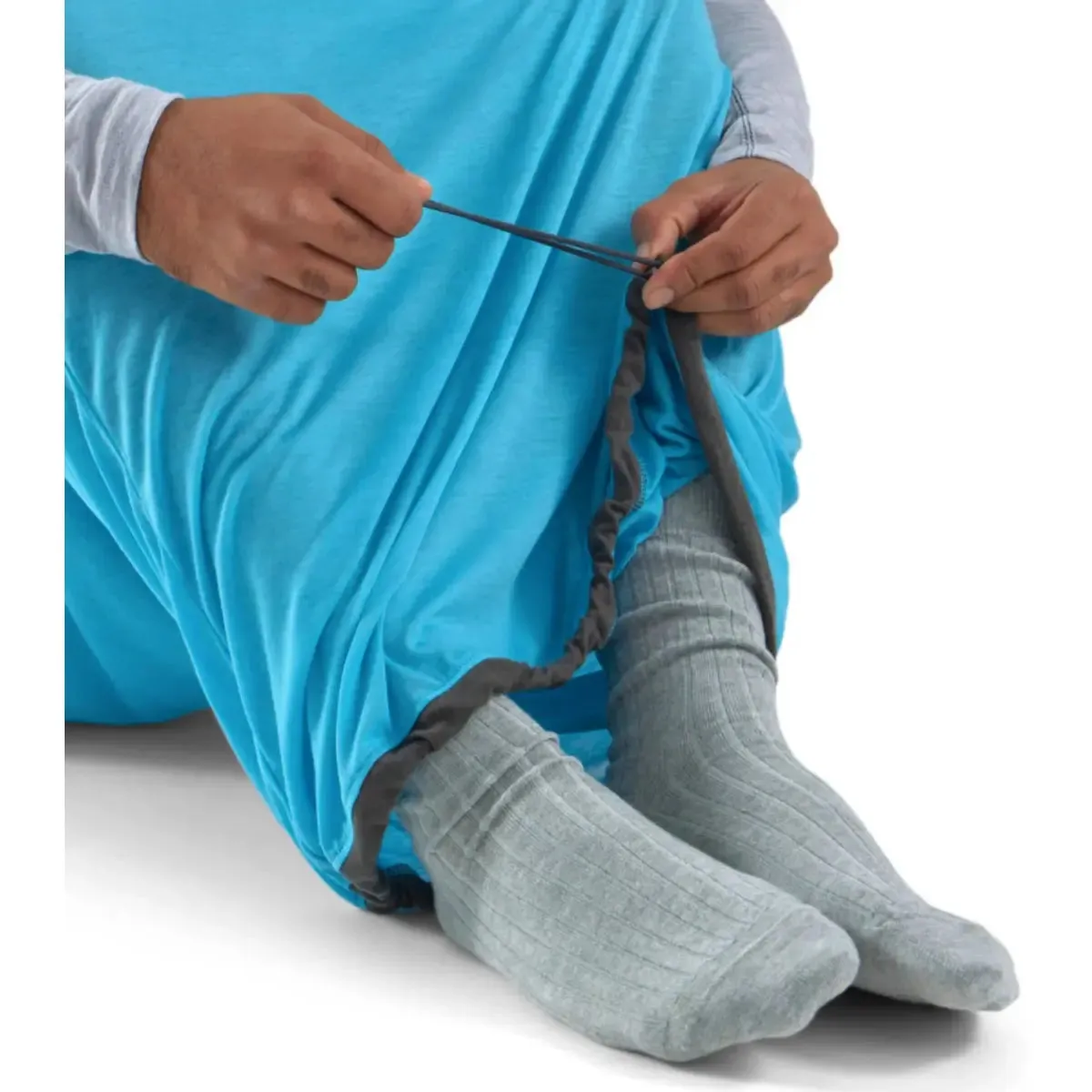 Sea To Summit Breeze Sleeping Bag Liner - Mummy with Drawcord - Blue