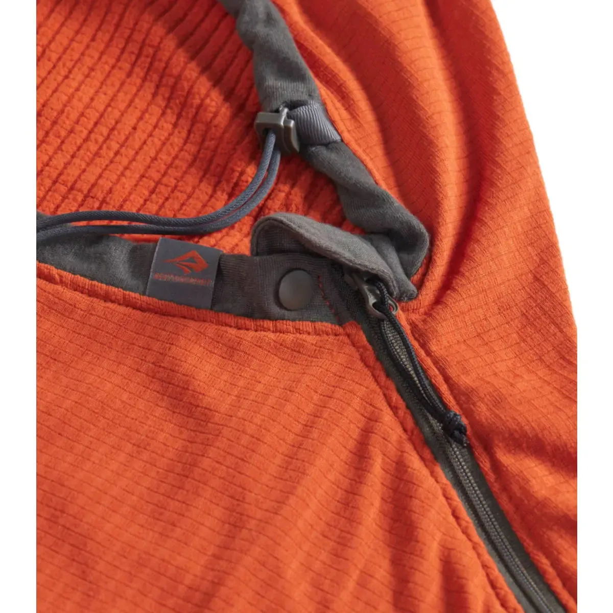 Sea To Summit Reactor Fleece Sleeping Bag Liner - Compact Mummy with Drawcord - Orange