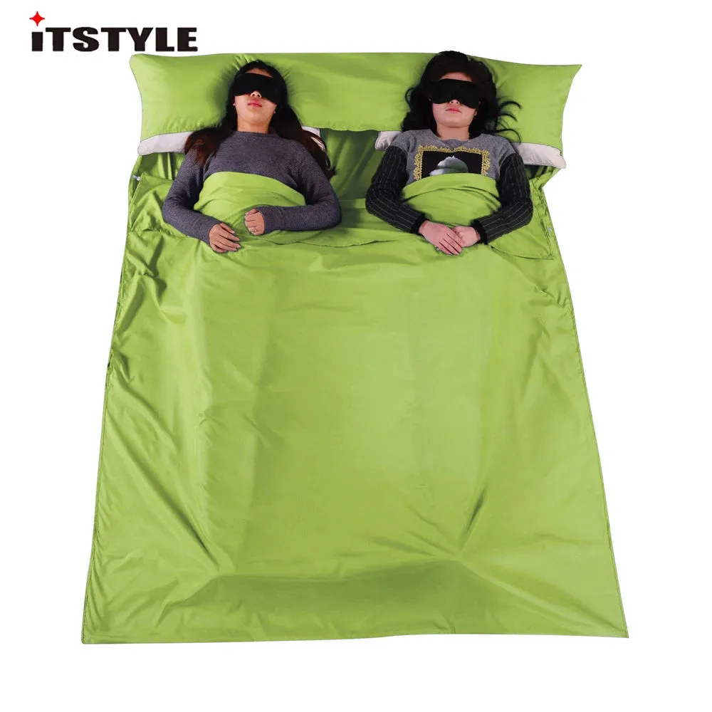 Separator Sleeping Bag for Liner Single Double Envelope Bags,Travel Hotel Camping,Cotton