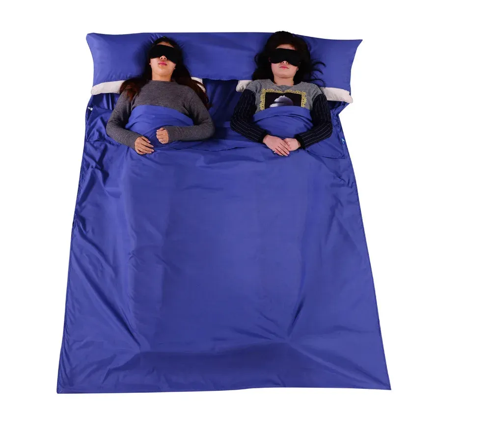 Separator Sleeping Bag for Liner Single Double Envelope Bags,Travel Hotel Camping,Cotton