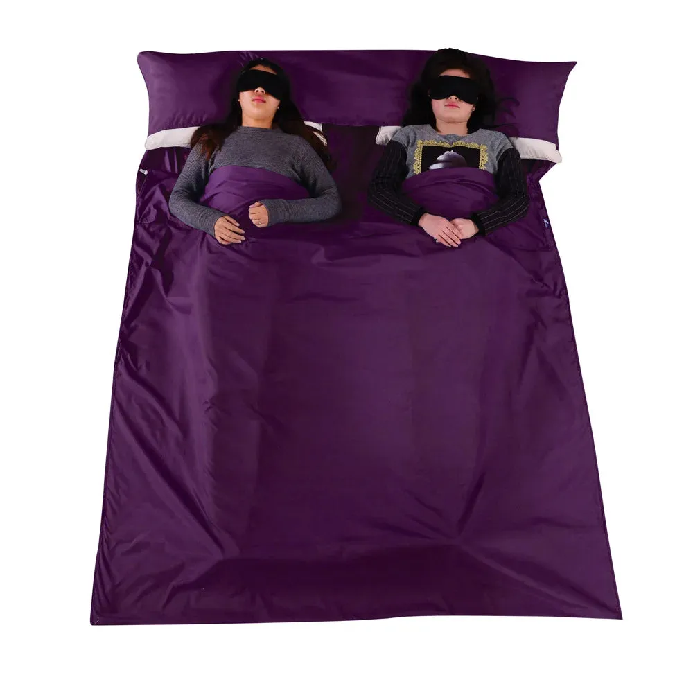Separator Sleeping Bag for Liner Single Double Envelope Bags,Travel Hotel Camping,Cotton