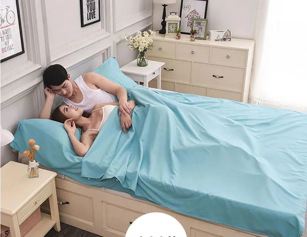 Separator Sleeping Bag for Liner Single Double Envelope Bags,Travel Hotel Camping,Cotton
